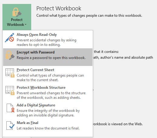3 راه محافظت از رمز عبور از یک فایل اکسل 3 راه محافظت از رمز عبور از یک فایل اکسل