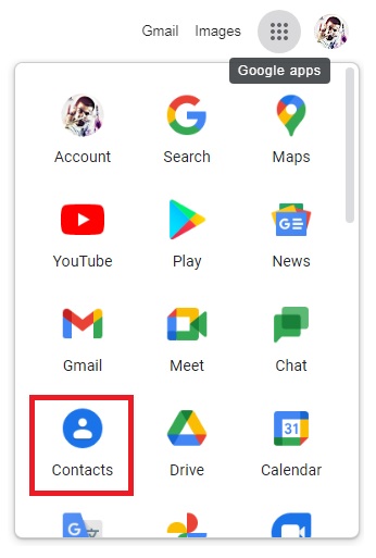 افزودن مخاطبین در اکانت گوگل (جی میل)