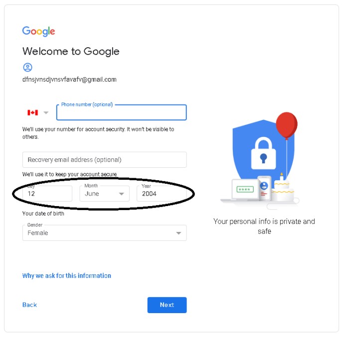 آموزش ساخت جیمیل بدون شماره تلفن