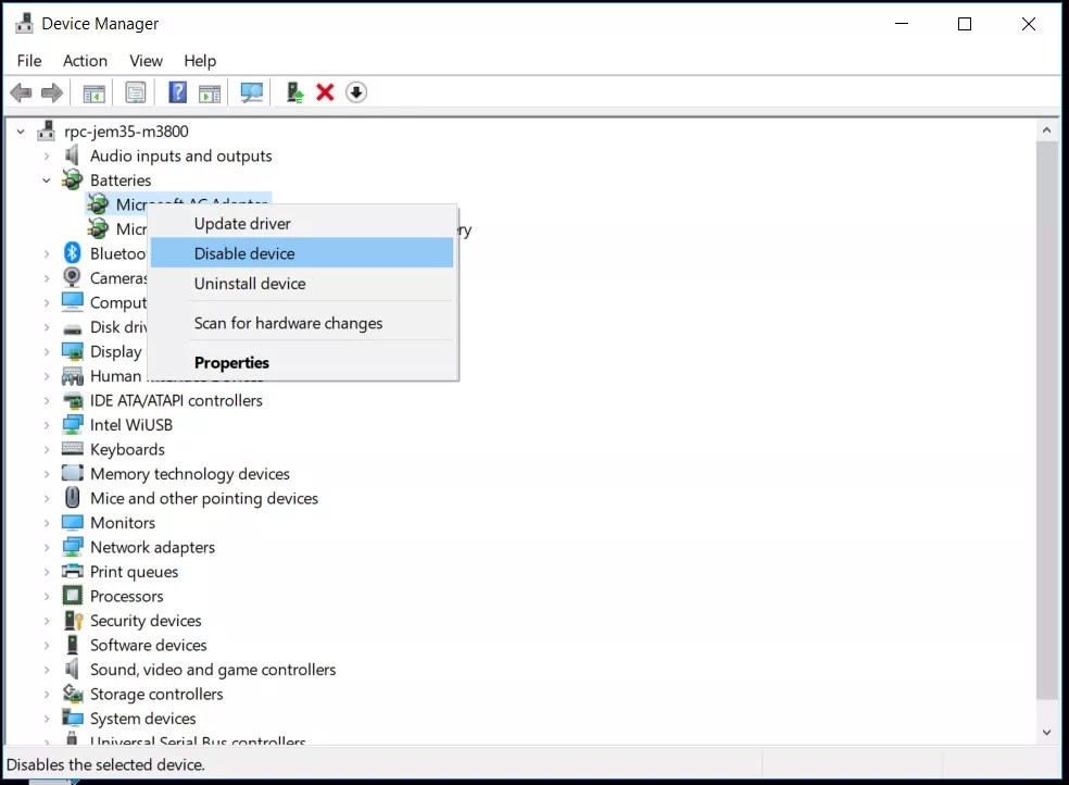 بازیابی نماد باتری، غیب شدن علامت باتری در ویندوز 10، آیکون باتری