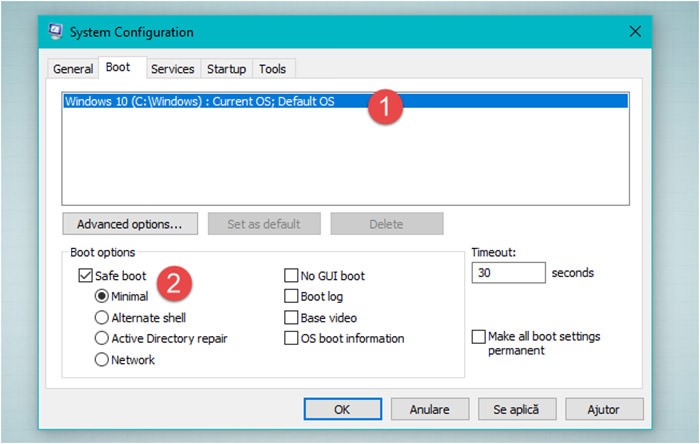 رفتن به حالت Safe mode در ویندوز 