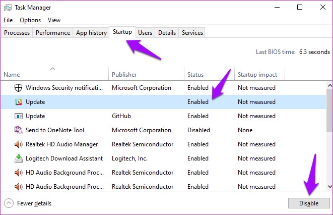 Set User Settings to Driver Failed