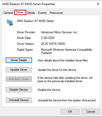 Driver Tab Driver Tab